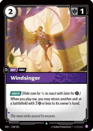 Windsinger (138/221) - Spiritforged Foil