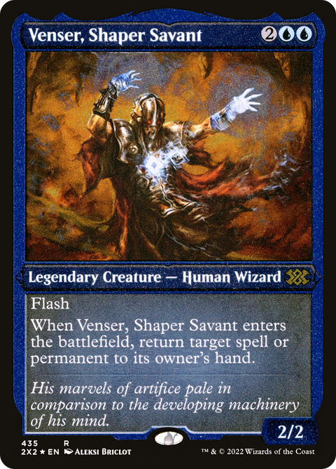 Venser, Shaper Savant (2X2-435) - Double Masters 2022 Foil