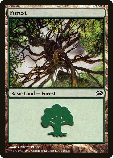 Forest (155) (PC2-155) - Planechase 2012 Foil