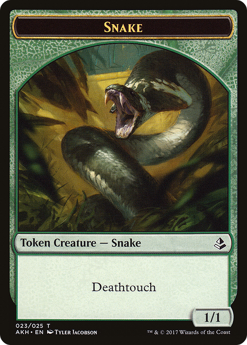 Snake Token (AKH-023) - Amonkhet Tokens