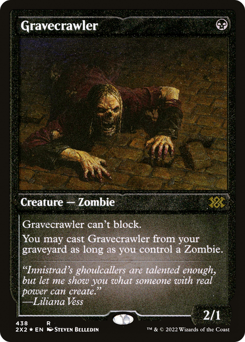 Gravecrawler (2X2-438) - Double Masters 2022 Foil