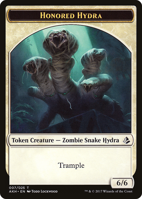 Honored Hydra Token (AKH-007) - Amonkhet Tokens Foil