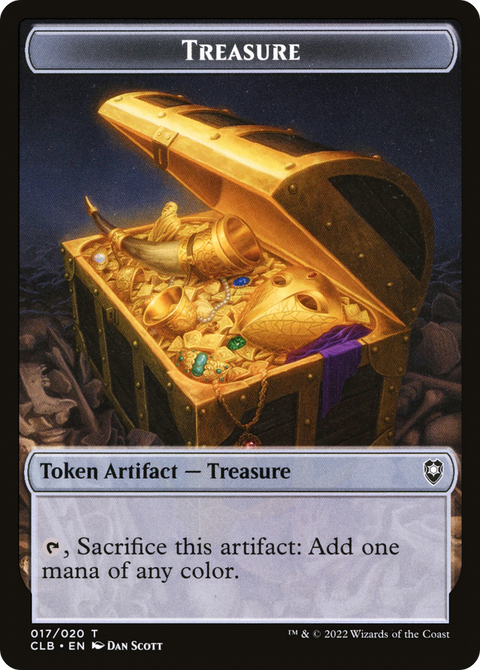 Treasure Token (CLB-017) - Battle for Baldur's Gate Tokens