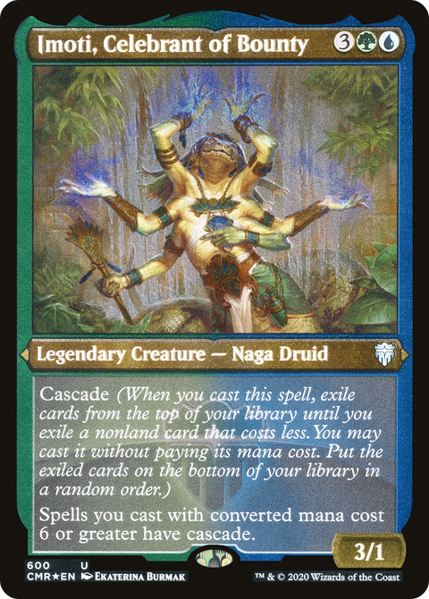 Imoti, Celebrant of Bounty (Foil Etched) (CMR-600) - Commander Legends Foil