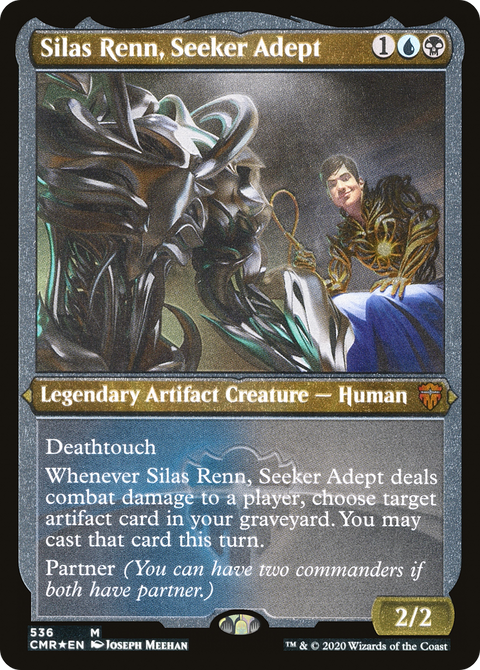 Silas Renn, Seeker Adept (Foil Etched) (CMR-536) - Commander Legends Foil