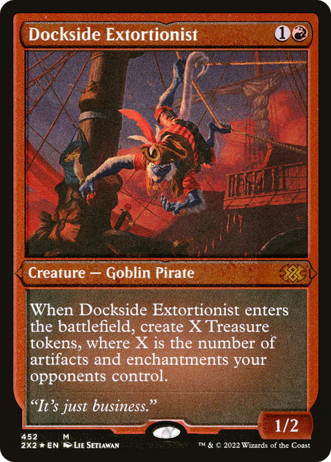 Dockside Extortionist (2X2-452) - Double Masters 2022 Foil