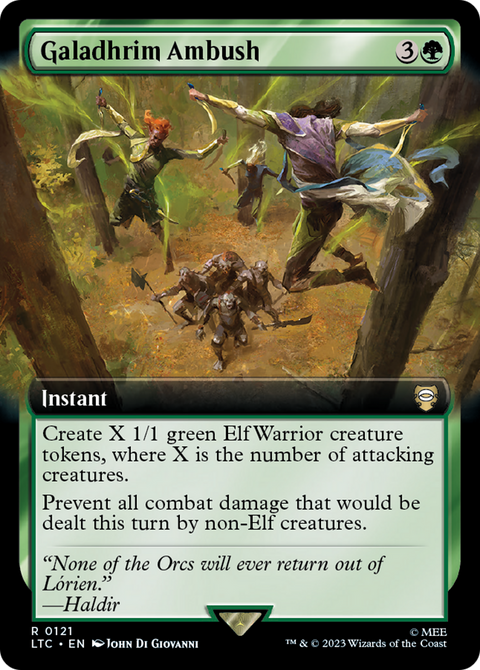 Galadhrim Ambush (Extended Art) (LTC-121) - Tales of Middle-earth Commander: (Extended Art) Foil