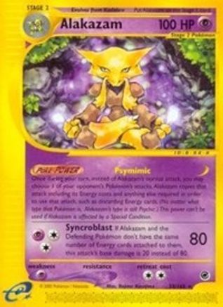 Alakazam (33) 033/165  Expedition - Rare