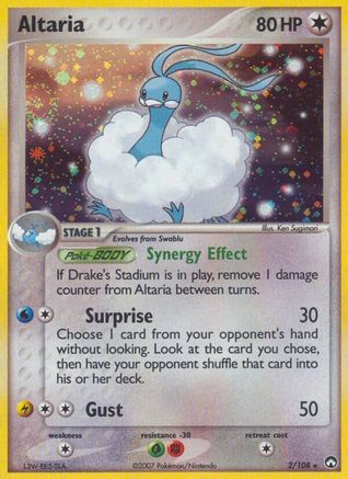 Altaria 002  - Reverse Holofoil Power Keepers - Holo Rare