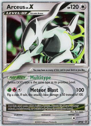 Arceus LV.X DP56  - Holofoil Diamond and Pearl Promos - Promo