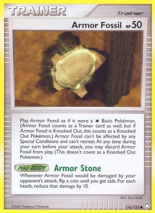 Armor Fossil 116  Mysterious Treasures - Common