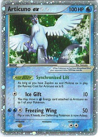 Articuno ex 032/40  - Holofoil Nintendo Promos - Promo