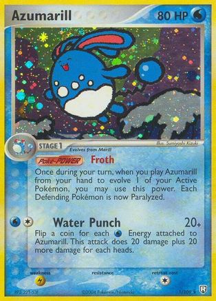 Azumarill 001  - Holofoil Team Rocket Returns - Holo Rare