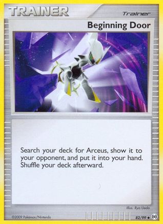Beginning Door 082  - Reverse Holofoil Arceus - Uncommon