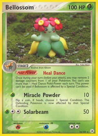 Bellossom 016/101  - Reverse Holofoil Hidden Legends - Rare
