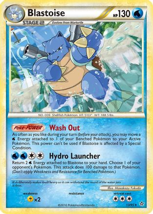 Blastoise 013  Unleashed - Rare