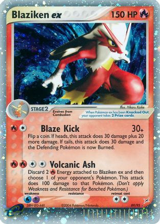 Blaziken ex 089  - Holofoil Team Magma vs Team Aqua - Ultra Rare
