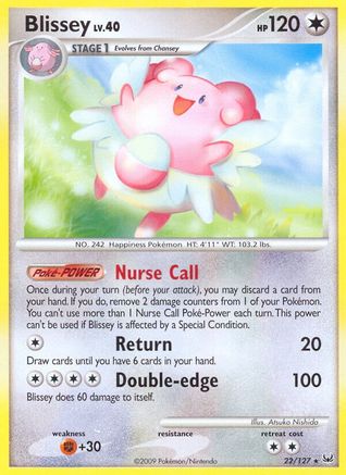 Blissey 022  Platinum - Rare