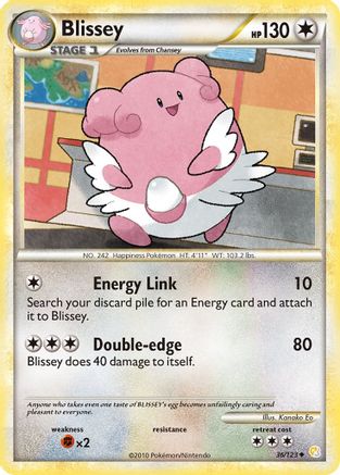Blissey 036  HeartGold SoulSilver - Uncommon