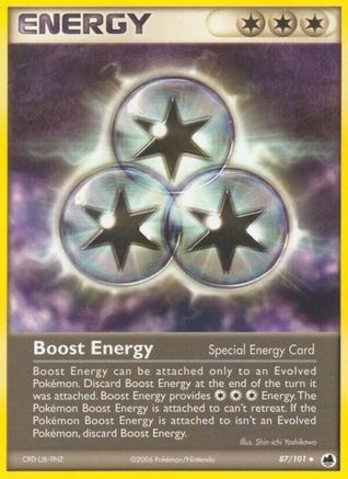 Boost Energy 087  - Reverse Holofoil Dragon Frontiers - Uncommon