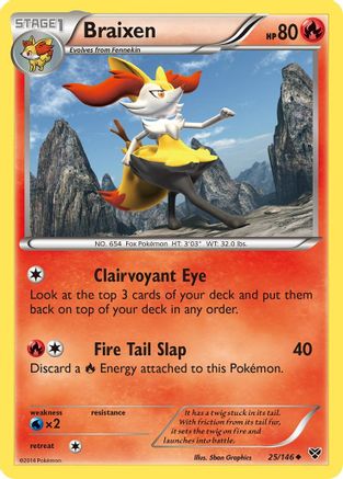 Braixen 025/146  XY Base Set - Uncommon