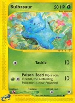 Bulbasaur (94) 094/165  - Reverse Holofoil Expedition - Common