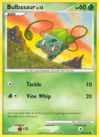 Bulbasaur 093  - Reverse Holofoil Supreme Victors - Common