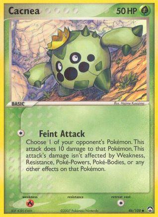 Cacnea 046  - Reverse Holofoil Power Keepers - Common