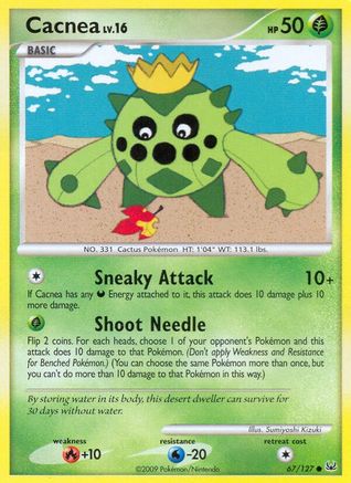 Cacnea 067  - Reverse Holofoil Platinum - Common