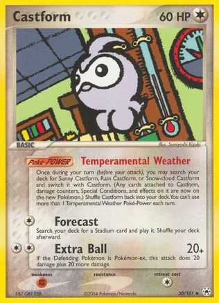 Castform 030  Hidden Legends - Uncommon