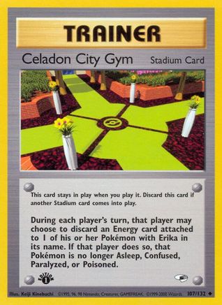 Celadon City Gym 107/132  - Unlimited Gym Heroes - Uncommon