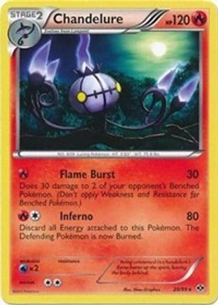 Chandelure 020/099  Deck Exclusives - Rare