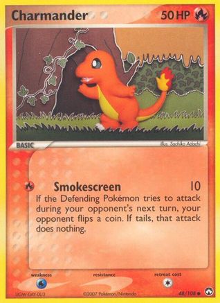 Charmander 048/108  - Reverse Holofoil Power Keepers - Common