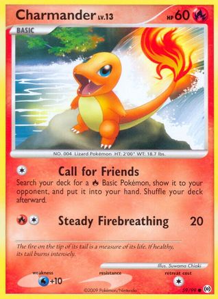 Charmander 059/99  - Reverse Holofoil Arceus - Common