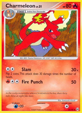 Charmeleon 035/99  Arceus - Uncommon