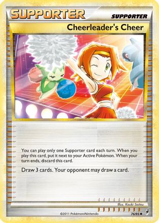 Cheerleader's Cheer 076  - Reverse Holofoil Call of Legends - Uncommon