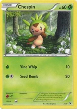 Chespin 003  Kalos Starter Set - Common