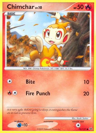 Chimchar 070/127  Platinum - Common