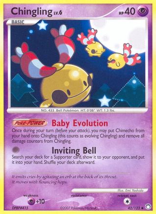 Chingling 042/123  - Reverse Holofoil Mysterious Treasures - Uncommon