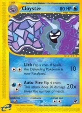 Cloyster (42) 042  - Reverse Holofoil Expedition - Rare