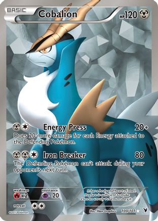 Cobalion (100 Full Art) 100  - Holofoil Noble Victories - Ultra Rare