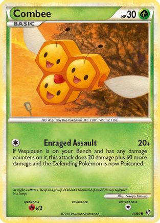 Combee 044  - Reverse Holofoil Undaunted - Common