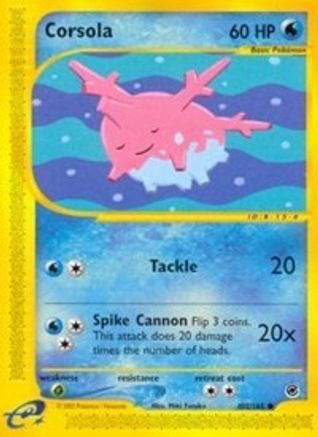 Corsola 102/165  Expedition - Common