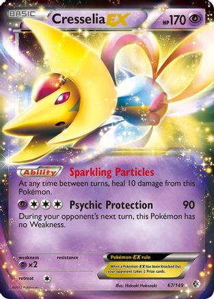 Cresselia EX 067  - Holofoil Boundaries Crossed - Ultra Rare