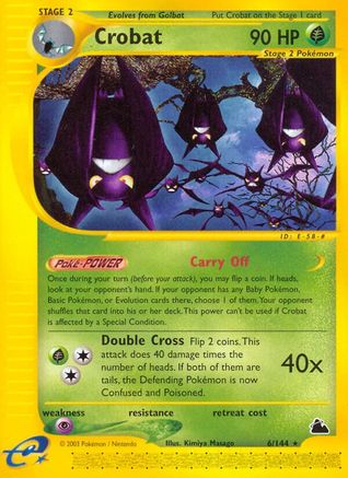 Crobat (6) 006  Skyridge - Rare