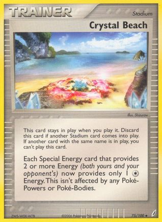 Crystal Beach 075/100  Crystal Guardians - Uncommon