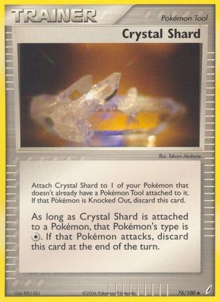 Crystal Shard 076/100  - Reverse Holofoil Crystal Guardians - Uncommon