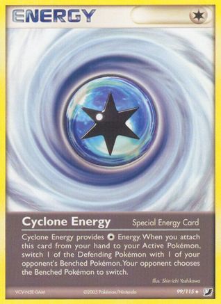 Cyclone Energy 099  - Reverse Holofoil Unseen Forces - Uncommon