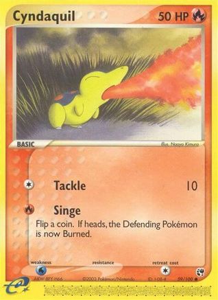 Cyndaquil 059/100  - Reverse Holofoil Sandstorm - Common