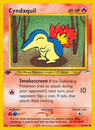 Cyndaquil 061/105  - Unlimited Neo Destiny - Common